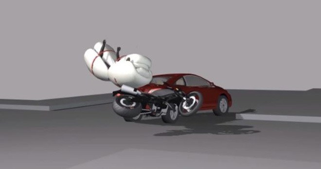 Sản phẩm - Phát kiến thú vị: Túi khí cho xe máy? (Hình 3).