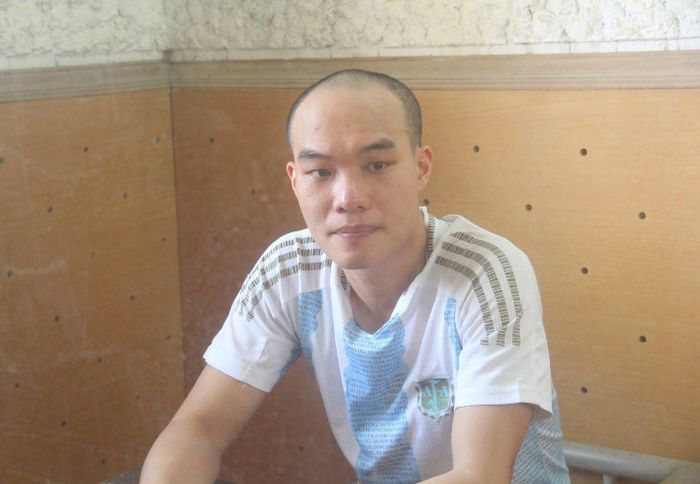 Nguyễn Gia Định, một trong hai người cầm đầu đường dây cá độ bóng đá bị bắt - Ảnh: Công an Nghệ An