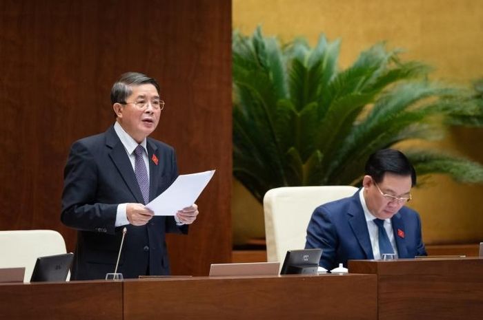 Phó Chủ tịch Quốc hội Nguyễn Đức Hải phát biểu bế mạc phiên họp chiều 23/6. (Ảnh: Quochoi.vn).