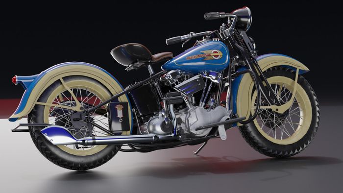 1. Harley-Davidson EL Knucklehead (1936).
