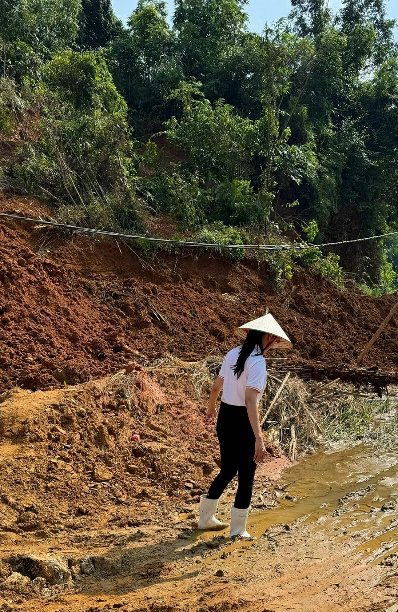 Hoa hậu Nhân ái Nguyễn Ngọc Hiếu, từ thiện, bão lụt